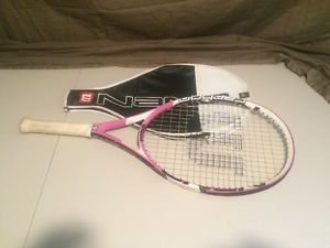 Wilson Nano Carbon Hope Elite Tennis Racquet 4 1/8 L1 Grip Size with Cover