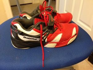BABOLAT Propulse Lady Tennis Shoes Black/Red/White Woman's Size 6