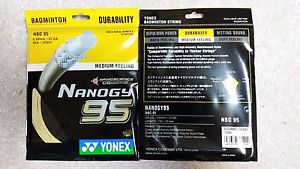 Genuine Yonex NBG95 Nanogy 95 Badminton String - 10m - Cosmic Gold - 5 Packs