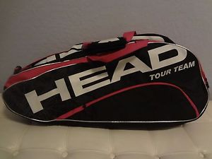 Head Tour Team 9R Tennis Bag....Very, Very Nice..Pink/Black