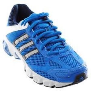ADIDAS 'Duramo 4' Hombre Azul Malla Con Cordones Zapatillas para correr. UK 14.5