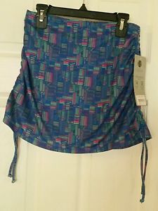 BeUp Activewear BEST ON COURT Tennis Skort  Pleated Mesh Sides Aqua Sz Small $54