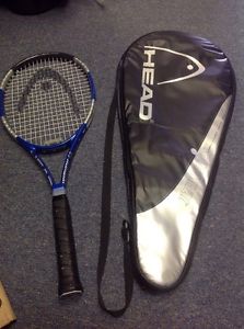 HEAD Liquidmetal 4 Tennis Racquet 4 1/2" Grip  with case 102" Blue S4