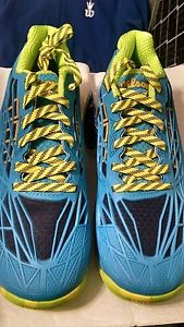 WILSON "KAOS" Men's Tennis Shoes- US Size 11.5-Navy Wil/SBlue/Grangreen