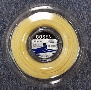 Gosen OG Sheep Micro 17 Gauge 1.22mm 660' 200m Tennis String Reel Natural image 1