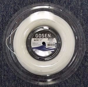 Gosen OG Sheep Micro 17 Gauge 1.22mm 660' 200m Tennis String Reel Milky White image 1