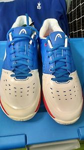 HEAD"Sprint Pro"Men's Tennis Shoes US Size 10 -Blue/White/Red