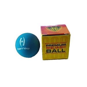 Harrow Squash Doubles Hard Ball - Blue/Red Dot - SDA - Case of 12