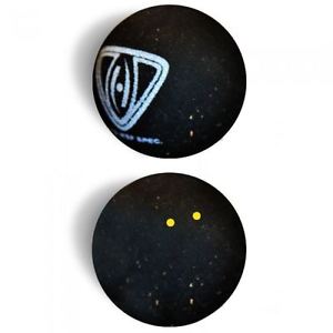 Harrow Squash Singles Ball - Double Yellow Dot - Case of 12