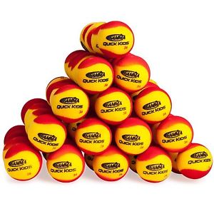 Gamma Sports Quick Kids 36 Foam Low Bounce Training and Practice Tennis Balls 12