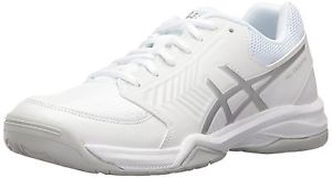 ASICS Women's Gel-Dedicate 5 Tennis Shoe White/Silver 9 B(M) US