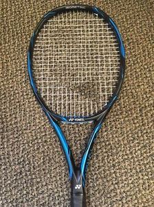 Yonex EZONE DR 98 Blue 4 1/4 L2  Good Cond. Freshly strung Tennis Racquet