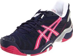 ASICS Women's Gel Resolution 4 Tennis Shoe Eclipse/Beetroot Purple/Lightning