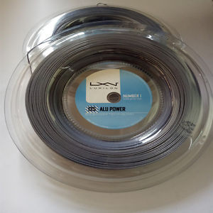 New Arrival Luxilon alu power tennis string,200M,1.25MM,silver quality tennis