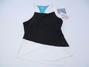 Fila, Women's Platinum Asymmetrical Tennis Tank Shirt, Sz. Short