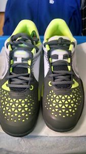 HEAD"Revolt Pro" Men's Tennis Shoes US Size 10.5-Grey/Neon Yellow