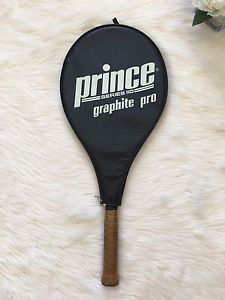 Price Graphite Pro Series 110 Tennis Racket With Protective Cover Leather Handle