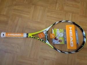 NEW Head Microgel Extreme Pro 100 head 4 1/2 grip Tennis Racquet