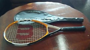WILSON NCODE NFOCUS 110 NANO TENNIS RACKET TITANIUM WITH BAG
