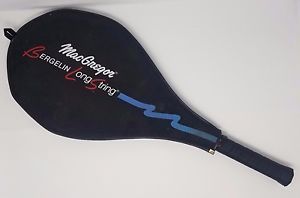 Vintage MacGregor BERGELIN Long String Tennis Racquet Graphite Complete! 4 1/2!