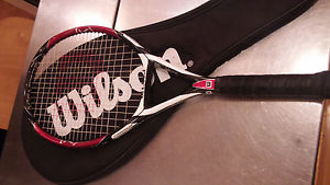 Wilson K Arophite Black K Five Force K FactorTennis Racket with case
