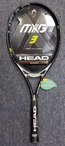 Head MXG 3 4 1/8" Tennis Racquet Free Strings Choose Natural Gut/Multi/Polyester