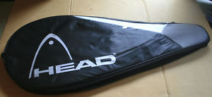 HEAD FUSION XL 4-1/4" GRIP UNSTRUNG TENNIS RACQUET, W/ FULL COVER