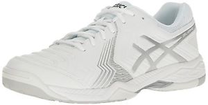 ASICS Men's Gel-Game 6 Tennis Shoe White/Silver 6.5 D(M) US