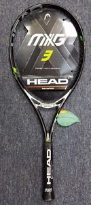 Head MXG 3 4 1/4" Tennis Racquet Free Strings Choose Natural Gut/Multi/Polyester