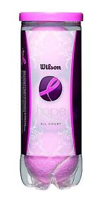 Wilson Sporting Goods Hope All Court Extra Duty Tennis Balls Pink, 1 Can