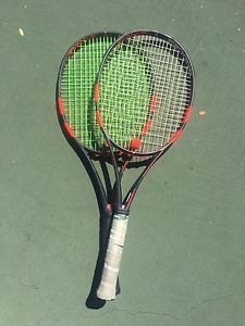 BABOLAT Strike Tour Tennis Racket. Set Of 2. 18x20 And 16x19. 4 3/8 Grip.