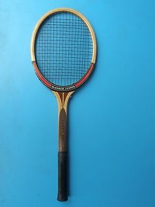Dunlop McEnroe Junior Wood Tennis Racket, Used, 4", Excellent, Free Shipping