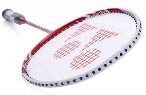 [YONEX] MUSCLE POWER 5  Silver Red Badminton Racquet with Head Cover