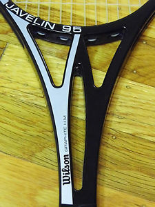RARE Vintage Wilson Javelin 95 Split Throat Midplus Racket Stefan Edberg Racquet