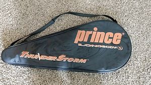 Prince Longbody Thunder Storm Oversize Tennis Racquet and case