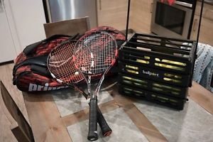 Babolat Tennis Racquets (Aero Play & Strike) & Bag