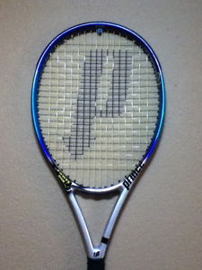 PRINCE SYNERGY LITE TITANIUM OVERSIZE LONGBODY STRUNG TENNIS RACQUET 4-3/8" RARE