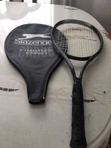 Vintage Slazenger Challenge Carbo Tennis Racket Light 4 1/2 Racquet