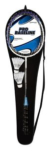 Baseline 2 BADMINTON RAQUETTE raquettes 2 Volants SPORT ACTIVE amusant bgg1141