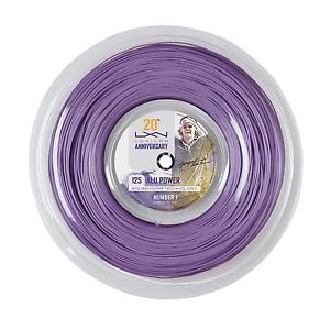 Luxilon ALU Power purple 1.25 220m/726ft reel + Free Natural Gut string