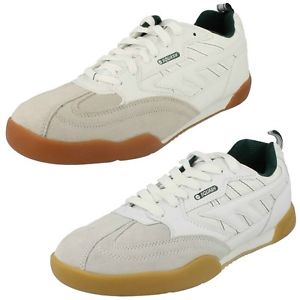 HI-TEC PARA HOMBRE ZAPATILLAS INTERIORES DEPORTIVO CASUAL CORDÓN ZAPATOS CUERO