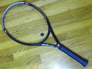 EXCELLENT Wilson The Limits 3.3 Super Oversize Racquet 135 L3 NEW STRINGS Racket
