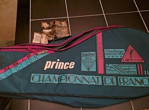 NEW RARE VINTAGE PRINCE TENNIS RACKET BAG CHALLENGE CUP USA OPEN NEW WITH TAGS!!