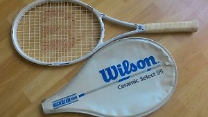 Wilson Ceramic Select 95 Tennis Racket -  27" -  4 1/2 GRIP,good used condition.