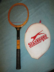 Vintage Slazenger Wood Tennis Racquet #1752