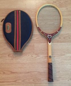TAD Davis Hi-Point Wood Tennis Racket 1L VTG 70s Made in USA EUC Racquet W/ Case