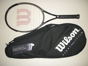 WILSON  PROFILE HAMMER 2.7 si  OS 110 TENNIS RACQUET 4 3/8 (NEW STRINGS)