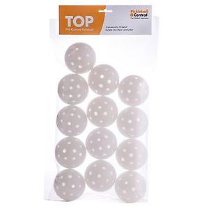 TOP ball (The Outdoor Pickleball) Baker's Dozen (13 balls) WHITE