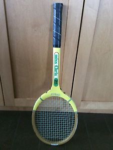 Vintage Wilson Miss Chris Evert Tennis Racket Strata Bow Racquet Wooden 1970's