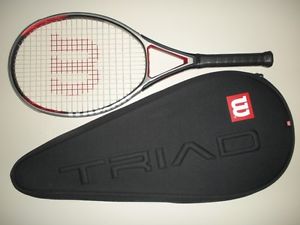 WILSON TRIAD 4 T4 4.0 OS 110 TENNIS RACQUET 4 1/4   27.5"